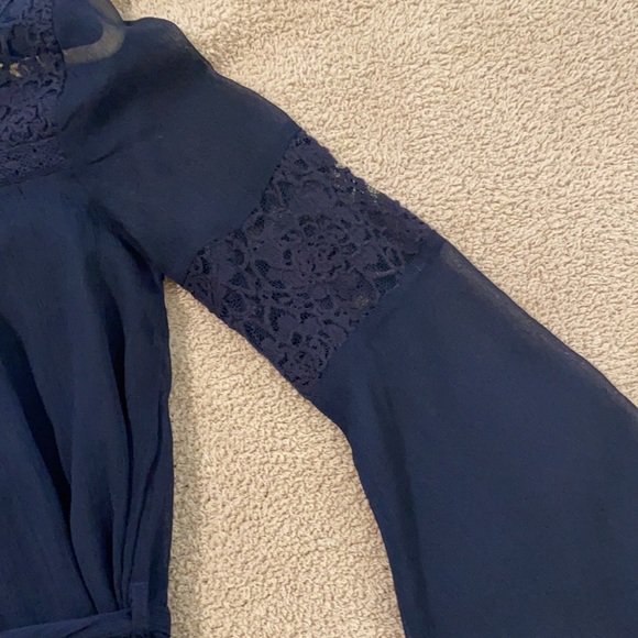 Navy Boho Dress M - Picture 5 of 6